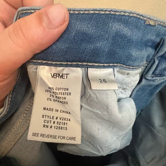 Vervet High Rise Skinny Jeans Size 26 - Picture 4 of 4